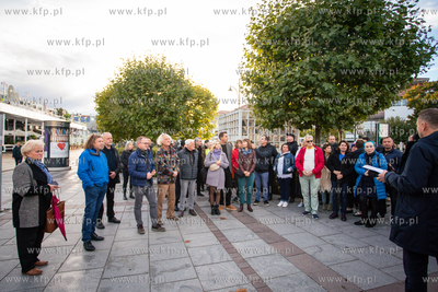 Sopot.  Odsłonięcie muralu pamięci Józefa Czerniawskiego,...