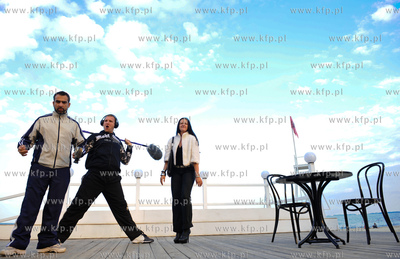 Gdynia. Scena Letnia w Orlowie. Wystep kabaretu Limo....