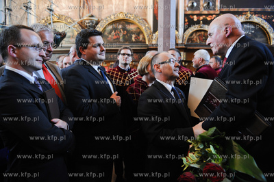 Gdansk. Dwor Artusa. Uroczysta Sesja Rady Miasta. Nadanie...