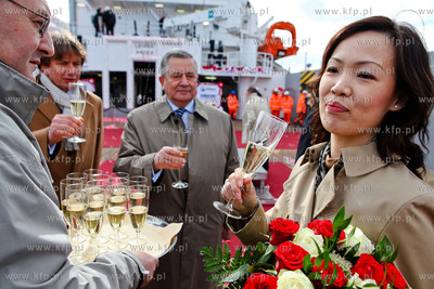 Gdansk. Stocznia Remontowa Shipbulding SA. Chrzest...