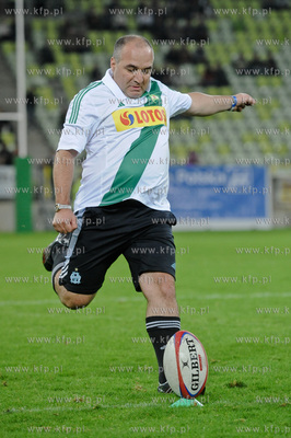 Gdansk. PGE Arena. Mecz ekstraklasy rugby. Derby trojmiasta...