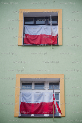 Gdansk. Siedlce. Budynek przy ulicy Paska 5 specjalnie...