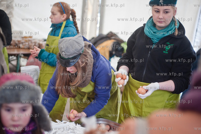Gdansk. Targ Weglowy. Wielka Sobota. Sniadanie wielkanocne...