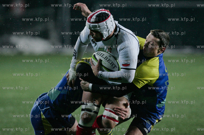 Gdynia. Narodowy Stadion Rugby. Mecz rugby dywizji...