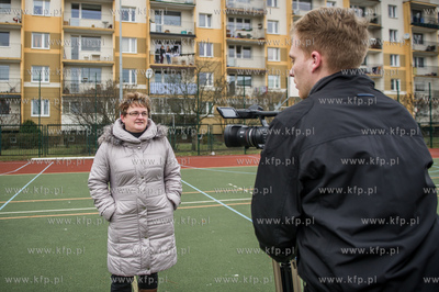 Gdansk. Nowy Port. Kandydaci do Rady Dzielnicy zwiazani...