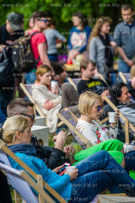 Gdansk. Laka przy Dworze Oliwskim. Weekendowa akcja...