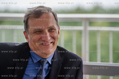 Gdansk. Sobieszewo. Prezentacja zbiornika na wode Kazimierz...