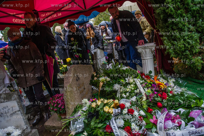 Gdansk. Cmentarz Lostowicki. Pogrzeb Magdy Kunickiej...