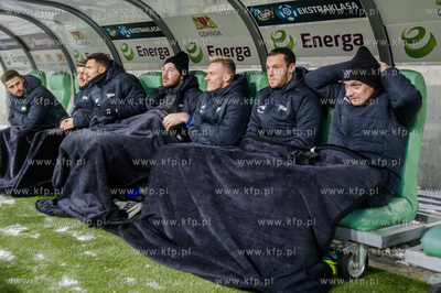 Stadion Energa Gdańsk.  Mecz XXI Kolejki Lotto Ekstraklasy...