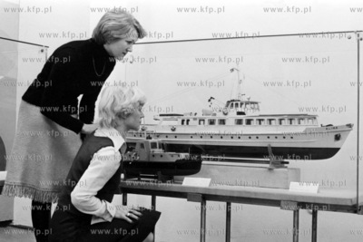 Wystawa modeli okretowych wykonanych przez członków...