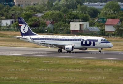 Gdansk, Rebiechowo Nz.Embraer EMB-175LR , LOT Polskie...