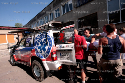 Pozar szpitala w Miastku. Splonal dach starej czesci...