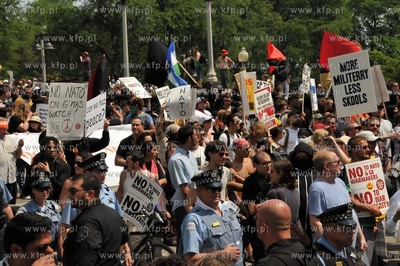Chicago. Manifestacja przedstawicieli ruchu Okupuj...
