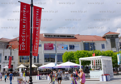 Sopot. Sopot Film Festival 2016. Reklama fetiwalu w...