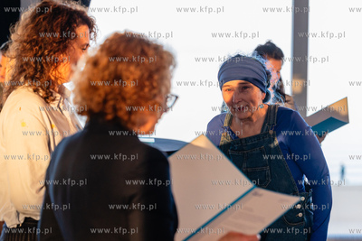 Sopot.  Mamuszki 14.  Prezydent Sopotu Magdalena Czarzyńska-Jachim...