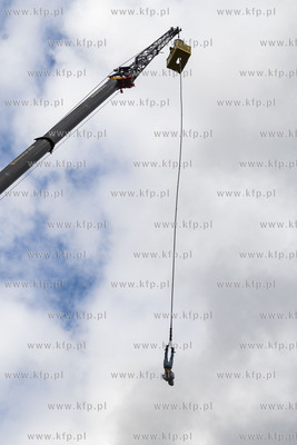 Gdynia. Bungee w Parku Rady Europy.07.07.2019 Fot....