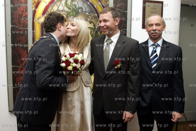 Sopot, Urzad Stanu Cywilnego. Slub tyczkarki Anny Rogowskiej...