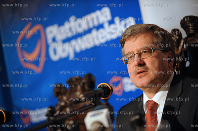 Gdansk, Ratusz Staromiejski. Spotkanie Marszalka Sejmu...