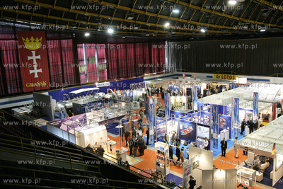 Miedzynarodowe targi BALTEXPO 2004 w Gdansku, hala...
