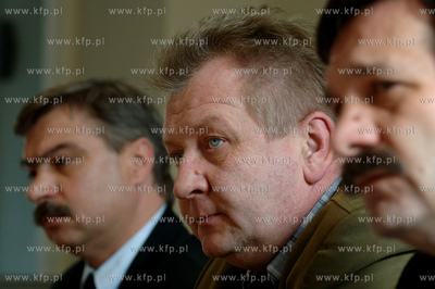 Konferencja prasowa w siedzibie Solidarnosci w Gdanksu...