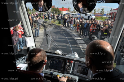 Festyn Komunikacyjny na petli tramwajowej w Gdansku...