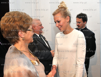 Urodziny Lecha Walesy w Palacu Opatow w Gdansku Oliwie....