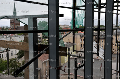 Gdansk, Wrzeszcz, al. Grunwaldzka. Uroczystosc zawieszenia...