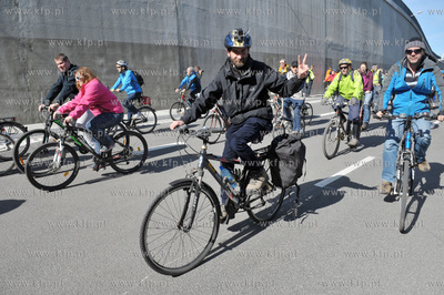 Dzien otwarty tunelu pod Martwa Wisla w Gdansku. To...