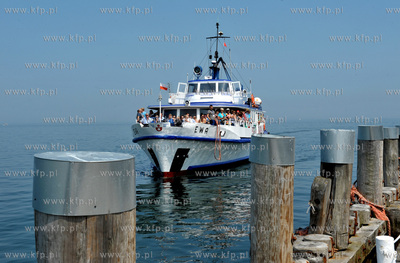 Sopot. Statek wycieczkowy białej floty Ewa, Żeglugi...