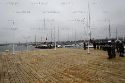 Sopot. Uroczyste otwarcie przystani jachtowej, ktore...