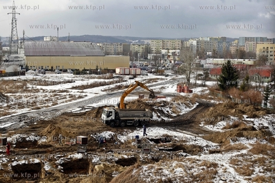 Gdansk Zaspa. Rozpoczecie budowy Nowej Gildii w okolicach...