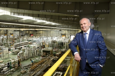 Prezes bytowskiej firmy Drutex, Leszek Gierszewski...