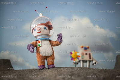 Muzeum animacji Se-ma-for w Łodzi. Nz. makieta z bajki...