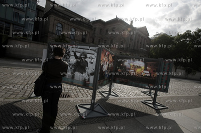 Wystawa pt. Solidarnosc Narodow, nieopodal Reichstagu,...