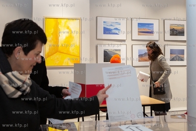 Gdańsk, Ratusz Starego Miasta. Kandydatka Aleksandra...