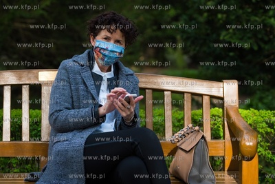 Gdańsk, Park Oliwski. Z powodu zagrożenia epidemicznego...
