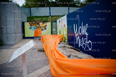 Gdansk. Budowa Osiedla Wolne Miasto Gdansk przy ulicy...