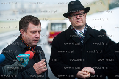 Gdansk. Uroczyste otwarcie fragmentu Drogi Zielonej...