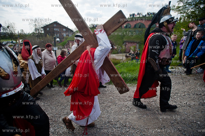 Wielki Piatek. Misterium Meki Panskiej na ulicach Gdanska....