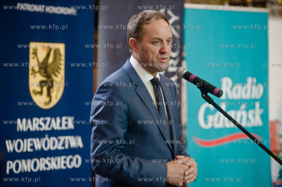 Gdansk. Dwor Artusa. Uroczystosc wreczenia Nagrody...