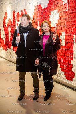 Gdansk. Europejskie Centrum Solidarnosci. Aktorzy Daria...