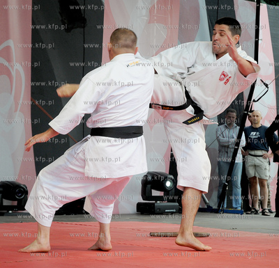 III Ogolnopolski Zlot Fanow M jak Milosc. Pokaz karate...