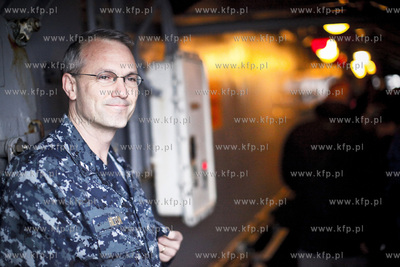 Zatoka Gdanska. Okret Marynarki Wojennej USA, USS RAMAGE...