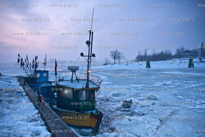 Port rybacki w Swibnie 26.02.2010 fot. Maciej Moskwa...