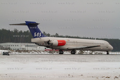 Gdansk, Rebiechowo NZ. McDonnell Douglas MD-80 linii...