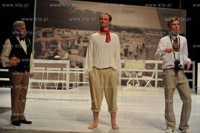 Scena Kameralna Teatru Wybrzeze w Sopocie. Proba generalna...