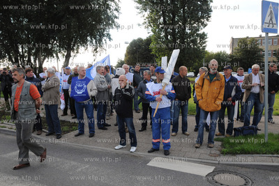 Strajk pracownikow Przedsiebiorstwa Uslug Zeglugowych...