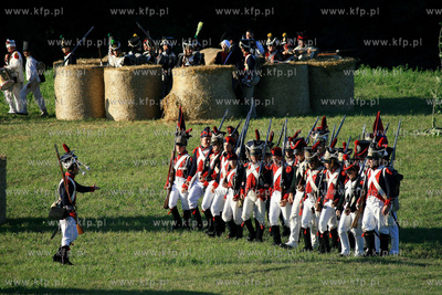 Rekonstrukcja bitwy z okresu kampanii napoleonskiej...