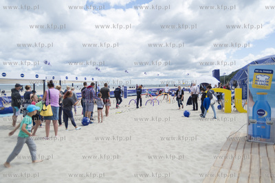 Gdynia. Podwórko Nivea na Plaży. 01.07.2018