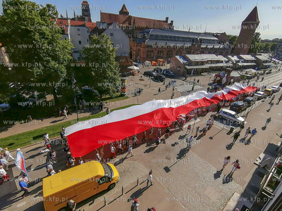 Gdańsk. Święto Wolności i Solidarności. Przemarsz...